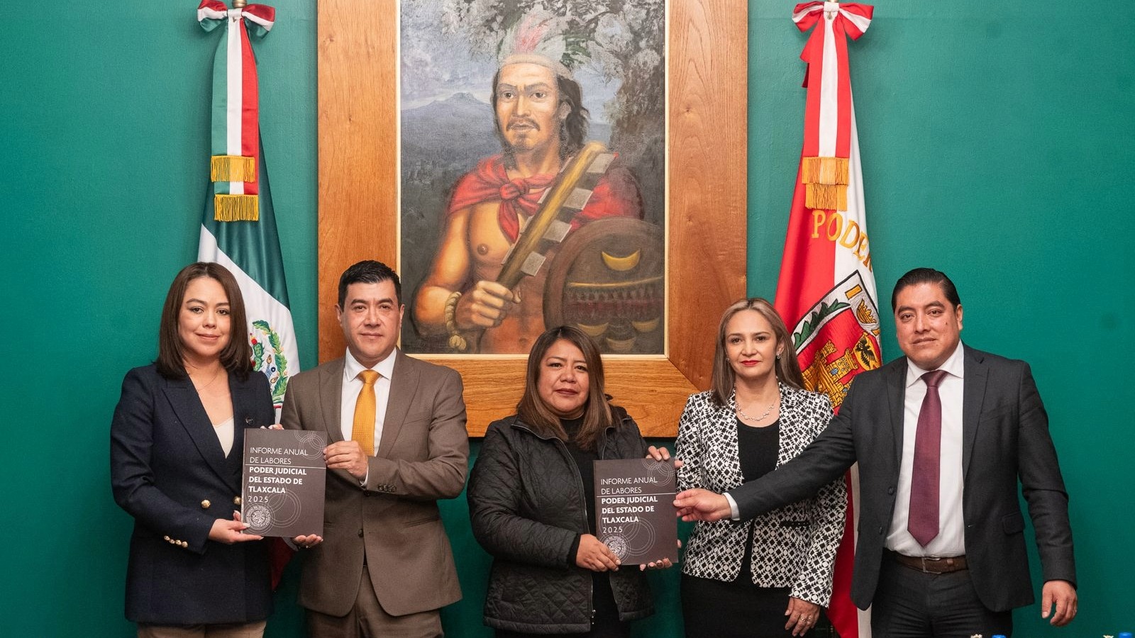 Entrega Poder Judicial informe anual de actividades 2025 al Congreso del Estado de Tlaxcala
