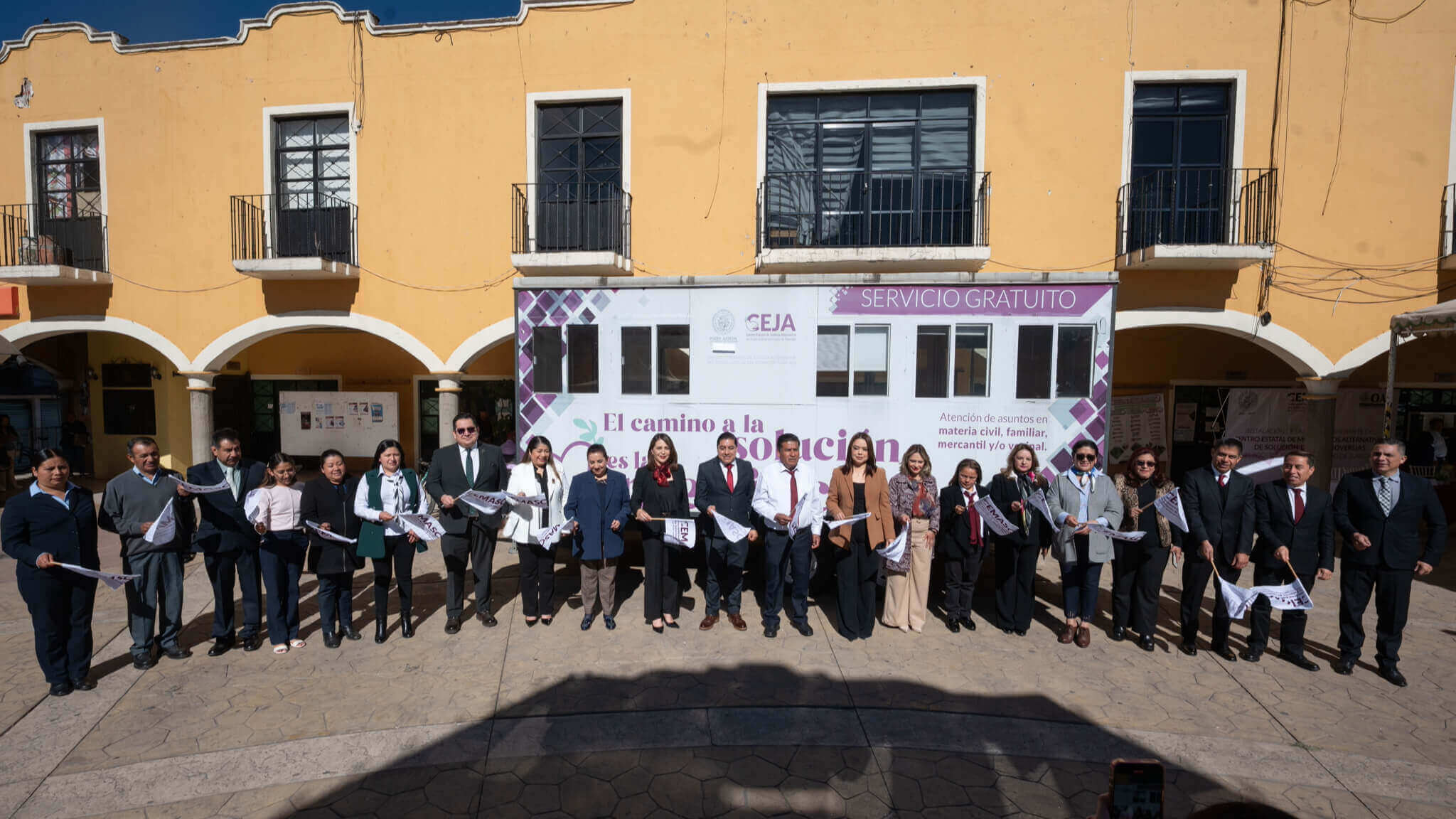 Instalan Unidad Móvil de Mecanismos Alternativos de Solución de Controversias en Xaloztoc